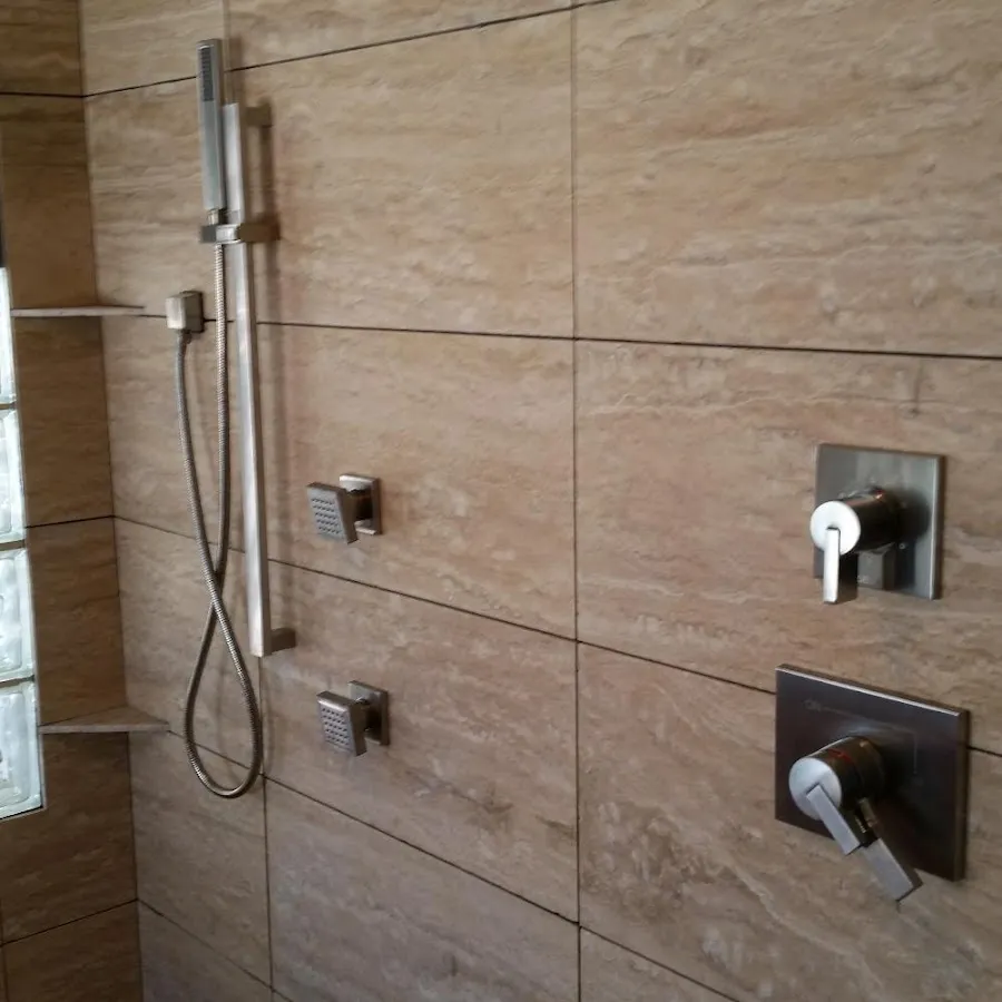 Shower fixture installation for Water Heater Replacement in Kenwood
